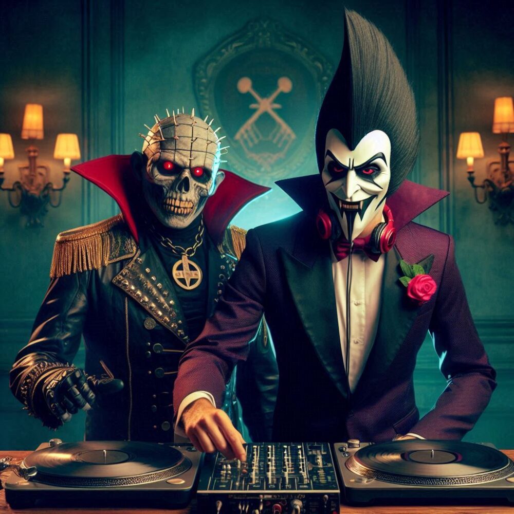 DJracula,  console devil dj evil hair