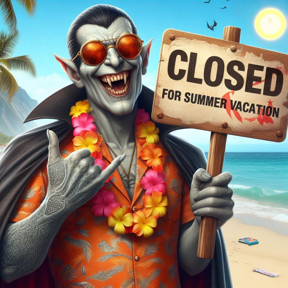 Count Chill-cula on Break,  beach break closed summer summerbreak vacation