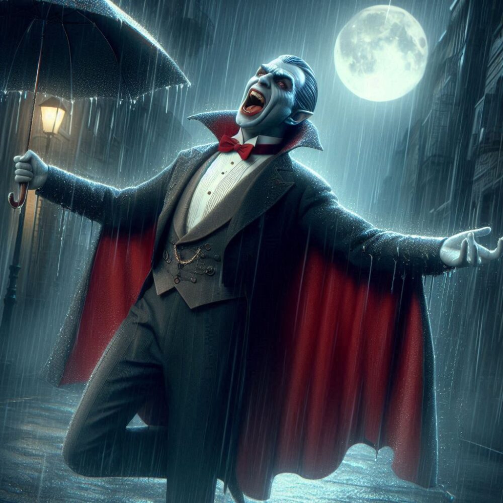 Singin’ in the Rain,  dance moon nigh rain sing singin