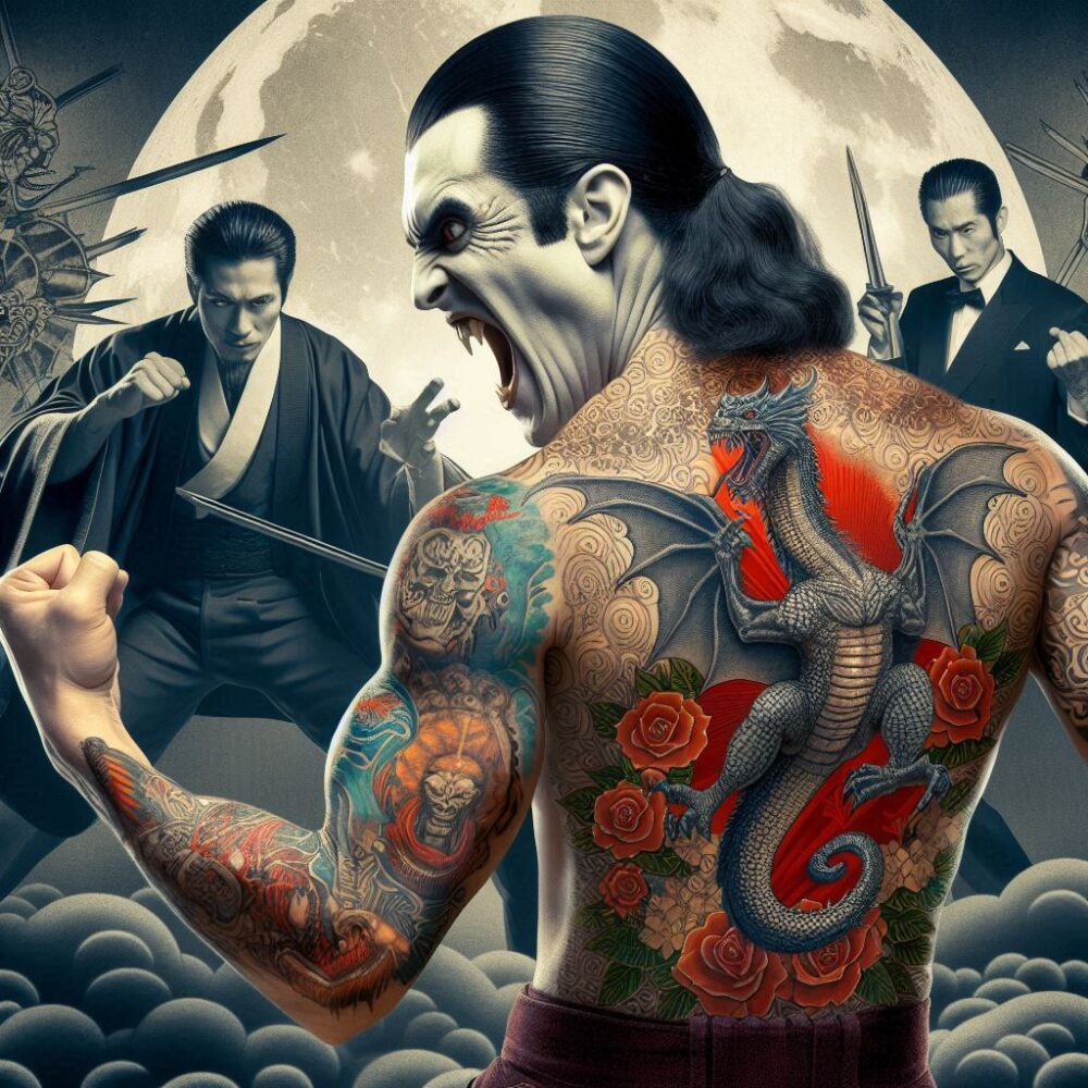 Dracula: The Dragon of Dojima,  dojima japan parody yakuza