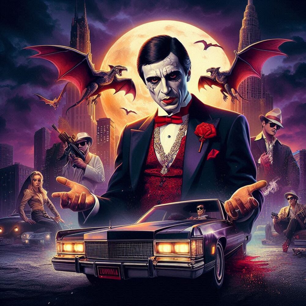 Dracula Montana, The nightmare of miami,  crime mafia miami movie tonymontana